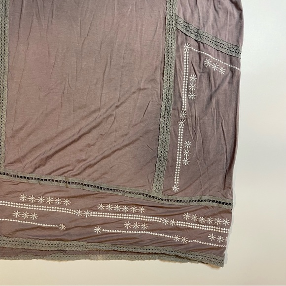 POL| boho dress |butterfly sleeves| tribal |embroidered| SZ Medium - Picture 14 of 15